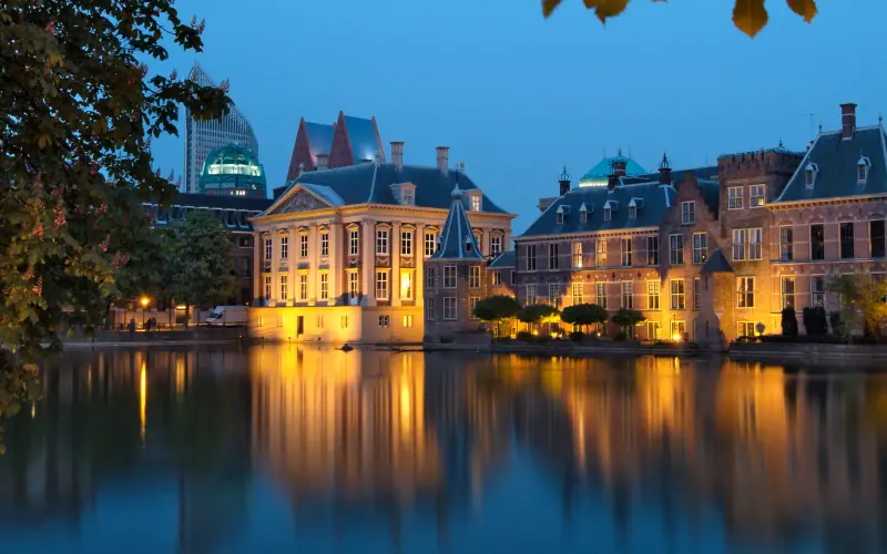 Stadsgezicht van Den Haag