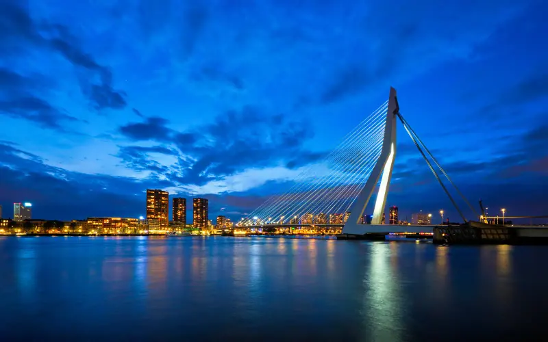 Stadsgezicht van Rotterdam