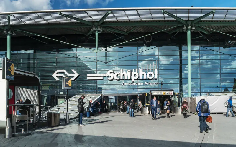 Schiphol Plaza, de centrale entree van de luchthaven